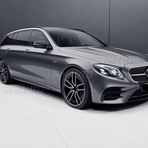 สีดำเงา/ลายคาร์บอน ฝาครอบช่องระบายอากาศกันชนหน้ารถยนต์ สำหรับ Mercedes-Benz E-Class W213 E43 E53 AMG 2016-2019 แต่งรถ - Product Image 5