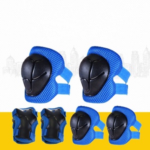 Ensemble de protections genoux et coudes pour enfants/jeunes avec protège-poignets pour skateboard, roller, ski, rollerblade et cyclisme (vente en gros) - Product Image 2