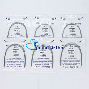 Haute qualité dentaire TMA Cooper Archwire fils orthodontiques Niti thermique Super élastique arc fil bretelles pour les dents - Product Image 5