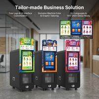 Máquina Expendedora de Smoothies de Frutas Frescas Velloc VG30 de Sobremesa, Licuadora de una Sola Taza, Wi-Fi, Autolimpieza, Frutas Frescas Saludables, Vasos Congelados