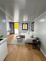 20ft Faltbare Erweiterbare Container-Villa 4 Schlafzimmer Feuerfestes Modulares Vorgefertigtes Wohnhaus Vorgefertigtes Modulares Haus