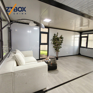 Casa Contenedor Expandible <span class=keywords><strong>de</strong></span> 20 pies con Terraza Extendida, Villa Modular Prefabricada para <span class=keywords><strong>Jardín</strong></span>, 2 Dormitorios, Refugio en el <span class=keywords><strong>Jardín</strong></span> - Product Image 3