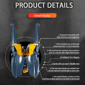 Machine avancée de bêche d'arbre de machines de foresterie efficace pour la transplantation et l'<span class=keywords><strong>arboriculture</strong></span> d'arbre - Product Image 4
