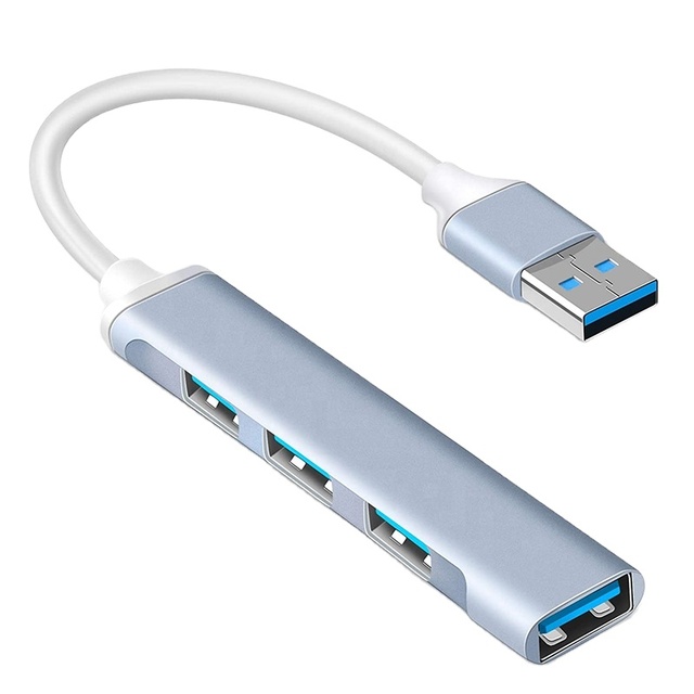2022 3 Ports Computer Docking Station Multiport USB-C Type Por 2.0 Hub 4K HD Stackable in Stock