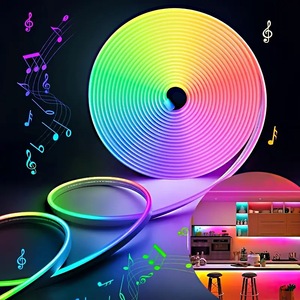 Kit de bande lumineuse néon RGB flexible 612, 12V, basse tension, LED en silicone, IP67, étanche, éclairage ambiant extérieur, publicité - Product Image 1