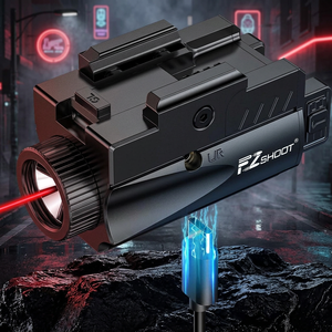 Ezshoot ไฟฉายเลเซอร์คอมโบ 1000 ลูเมนส์ ไฟฉาย LED ลำแสงสีแดงแบบชาร์จได้ - Product Image 4
