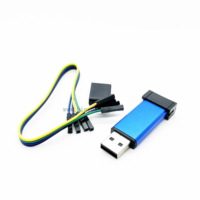 Stlink ST-Link V2 Mini STM8 STM32 Simulador de descargar programador programación con cubierta