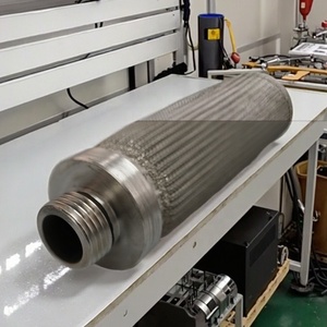 Bán buôn Polymer tan PE thiêu kết Glass phương tiện truyền thông lọc yếu tố kim loại thiêu kết Bộ lọc <span class=keywords><strong>Cartridge</strong></span> thép không gỉ bộ lọc - Product Image 1