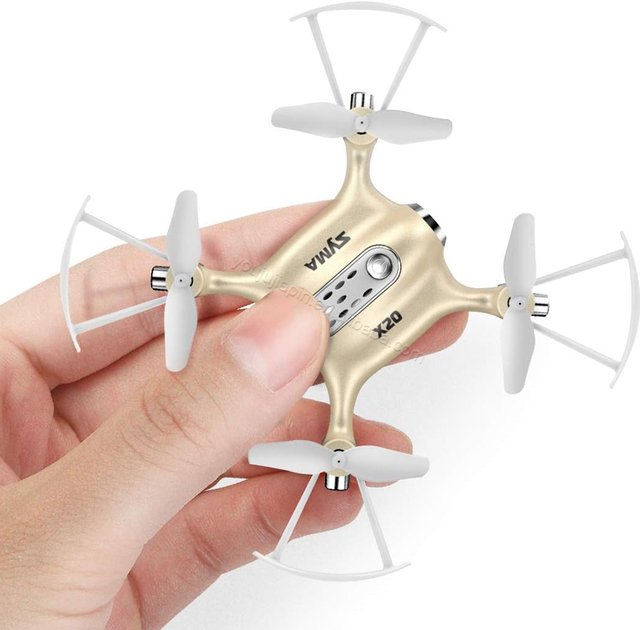 Pocket Drones for Kids Headless Mode Altitude Hold 3D Flip 2.4Ghz Nano LED Easy Indoor Flying Small RC Quadcopter for Beginners