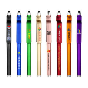 3-in-1 özel Logo mobil aksesuar seti yumuşak dokunmatik ekran topu Stylus jel kalem tükenmez kalem 0.5mm yeni çok fonksiyonlu kağıt - Product Image 1