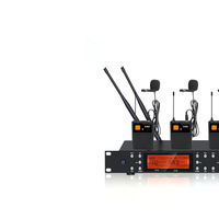 Système de microphone de conférence sans fil professionnel portable en métal pour un à quatre utilisateurs, léger, avec récepteur