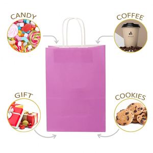 Kraft Paper Gift <b>Bags</b> with Handles Retail Shopping <b>Bags</b> Thanksgiving Celebrations Gift <b>Bags</b> Supermarket Grocery Paper <b>Bag</b> - Product Image 5