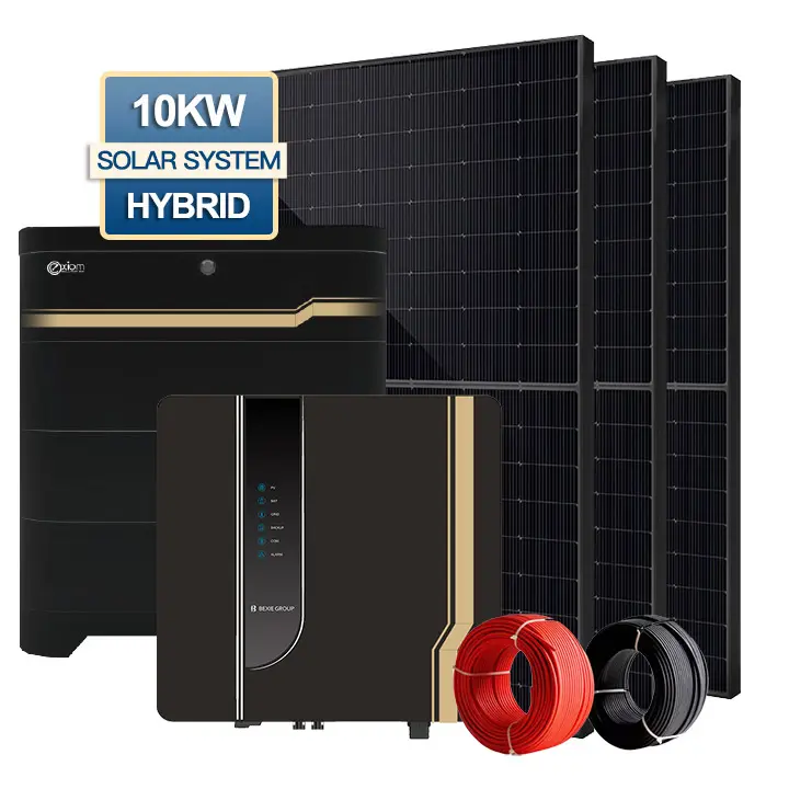 コンプリートユニット10kwオフグリッドソーラーシステムmini 3kw 6kw6KW家庭用ソーラーシステム10kwソーラーエネルギーシステム