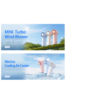 Portable Handheld Fan with Rechargeable Battery 1200/2000mAh 5W Quiet Operation <b>Three</b> Wind Speeds for Household Use - Product Image 6