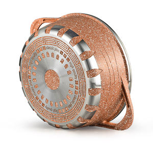 Ensemble de casseroles en aluminium Dessini Granite, revêtement céramique transparent en verre moulé sous pression, personnalisé mexicain, <span class=keywords><strong>rose</strong></span>, autres - Product Image 5