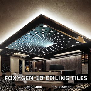 Película de PVC Moderna para Techos Tensados, Resistente al Fuego y al Agua, Impresión Digital UV 3D, Decorativa, para Techos Falsos - Product Image 2