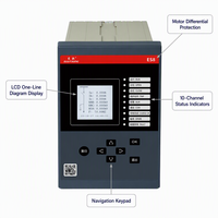 Relais de protection différentielle pour moteur haute tension EastSong ES8-1856, double Ethernet RS485, différentiel de rapport, surintensité, Modbus