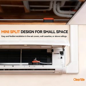 Pompe à condensats Cleartide Mini Split HVAC, 110V/240V AC, pour l'évacuation des condensats des climatiseurs, des fours et des déshumidificateurs - Product Image 6