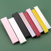 Échantillon gratuit d'emballages en papier pour gloss à lèvres de marque privée, boîtes d'emballage pour gloss à lèvres avec logo personnalisé