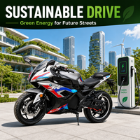 Cybern RR New Mold Electric Chopper Touring Sportbikes 72V 3000W Brushless Lithium >80km/h for Adults Motorcycles