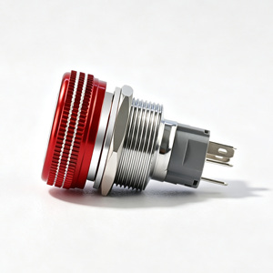 ปุ่มกดโลหะแบบล็อค IP65 ปุ่มหยุดฉุกเฉินสำหรับแผงระบบเก็บฝุ่น - Product Image 5
