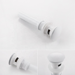 Kaiping อ่างล้างหน้าทองเหลืองสีขาวมีท่อระบายน้ำเสียไหลล้นอุปกรณ์เสริมสำหรับอ่างล้างหน้า - Product Image 4