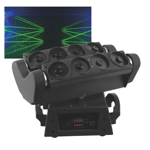 Haute Qualité 8 Yeux Araignée Rgb Laser Projecteur Tête Mobile Dj Laser Lumière Pour <span class=keywords><strong>Disco</strong></span> - Product Image 1