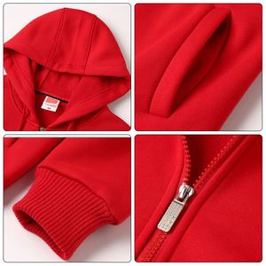 Clothes Manufacturer Cheap Custom Sports Casual <b>Men</b> Zip up Hoddie Hoddies <b>with</b> <b>Pockets</b> - Product Image 4