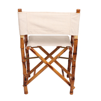 Chaise de réalisateur extérieure en bois de bambou pour le jardin chaise de camping pliable de plage pour l'usage de balcon