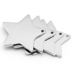 ป้ายชื่อสัตว์เลี้ยงแบบกำหนดเอง ป้ายชื่อสแตนเลสสตีลแบบเลเซอร์ ป้ายชื่อสัตว์เลี้ยงรูปดาวสำหรับสุนัขและแมว - Product Image 5