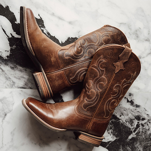 Nouveau Style Cowboy bottes femmes personnalisé Goodyear Welt Top qualité Cowboy bottes femmes comté musique Performance bottes pour femmes - Product Image 4