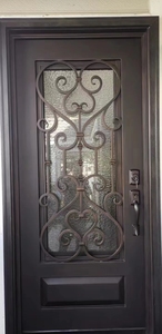 Porte <span class=keywords><strong>in</strong></span> ferro battuto porte esterne <span class=keywords><strong>in</strong></span> acciaio di sicurezza - Product Image 4