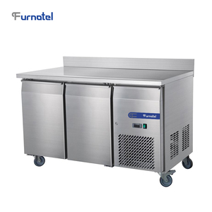 Entrepôt des émirats arabes unis liquidation des stocks Restaurant cuisine sous-comptoir 2 portes ventilateur refroidissement <span class=keywords><strong>réfrigérateur</strong></span> <span class=keywords><strong>congélateur</strong></span> - Product Image 2