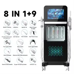 New 2024 17 IN 1 Face Skin Care Beauty Salon Spa Equip Hydro Facial Machine cleaning salon device