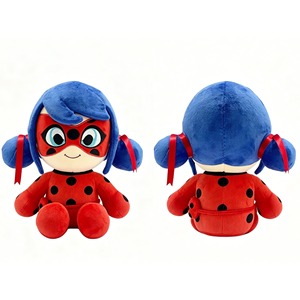 Jouets en peluche Miraculou <span class=keywords><strong>Ladybug</strong></span> & Cat <span class=keywords><strong>Noir</strong></span>, poupées en peluche douces pour enfants, cadeau pour les fans - Product Image 2