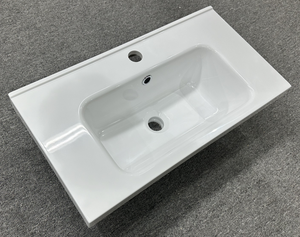 Vente directe <span class=keywords><strong>d</strong></span>'usine en gros, lavabo de salle de bain autoportant rectangulaire moderne en surface solide, facile à <span class=keywords><strong>nettoyer</strong></span> - Product Image 3