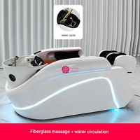Yicheng Beauty Nouveau Fauteuil de Lavage de Cheveux Moderne pour Spa, Lit de Massage Thaïlandais pour Lavage de Tête et Thérapie Spa Capillaire avec Vaporisateur