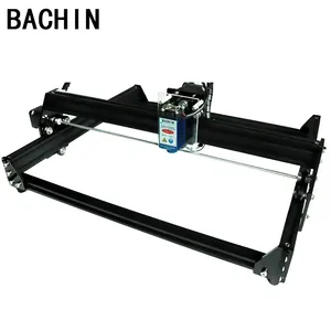 Bachin Desktop Bamboe Lederen Lazer Graveren Cnc Diy Machine Metalen Laser Graveur Machine 20W 15W 5W