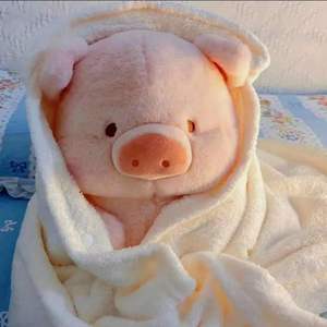 Lindo Peluche de Cerdo Lulu, Muñeco de Peluche con Relleno de Algodón PP Súper Suave, Alivia el Estrés, Cerdo Guloso, Regalo de Cumpleaños - Product Image 4