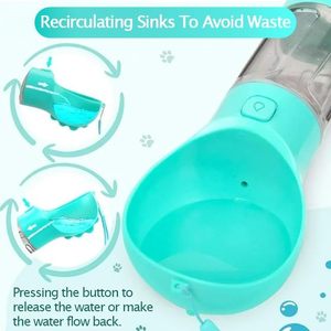 Botellas Portátiles Multifuncionales 4 en 1 para Mascotas, para Beber Agua, Comederos, Botella para Alimentar Perros, Sin Reseñas - Product Image 4