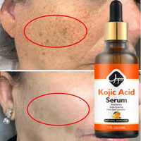 Sérum Éclaircissant Marque Blanche à l'Acide Kojique pour une Peau Éclatante à la Niacinamide et l'Élimination des Taches Brunes, Sérum Vitamine C