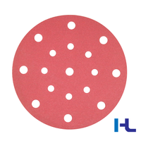 Disque abrasif en velcro rose en céramique OEM 5 6 pouces 125mm 150mm pour ponçage