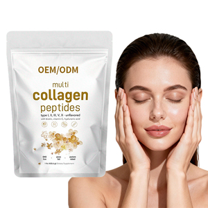 Collagène bovin en poudre OEM ODM, soutien de la peau, croissance des <span class=keywords><strong>cheveux</strong></span>, vitamine C, biotine, peptides de collagène hydrolysés, naturel, nourri à l'herbe, végétalien - Product Image 1