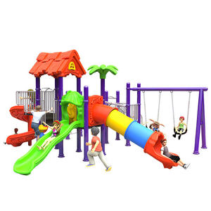 Trong kho Giao hàng Nhanh Chủ Đề nhựa outdoordoor leo khung Slide thiết bị sân chơi ngoài trời cho trẻ em - Product Image 2