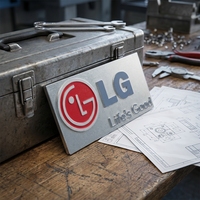 Plaque signalétique en aluminium avec logo métallique personnalisé, estampage, sablage et laque rouge