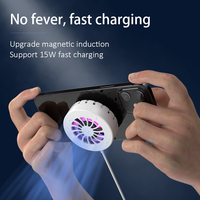 Ventilateurs de refroidissement de chargeur rapide sans fil magnétique portable 15W pour iPhone et appareil photo