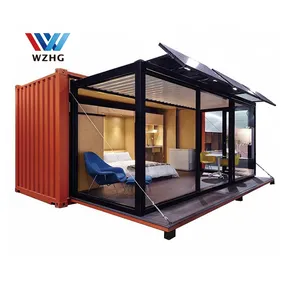 china supplier 20 40 foot luxury fabricated house 20ft prefab shipping container home houses