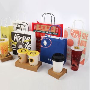 Bolsas de Papel Kraft Ecológicas Recicladas en Blanco y Negro para Regalos y Compras - Product Image 6