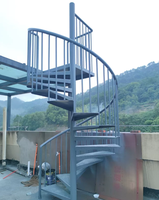 Escalier en colimaçon moderne, gain de place, minimaliste, escalier rotatif intérieur pour loft, petit espace