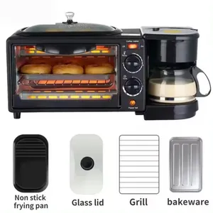 Machine Breakfast Very Nice Multi-function Machine 3-in-1 Coffee Microwave Oven 3 In 1 Breakfast Makers